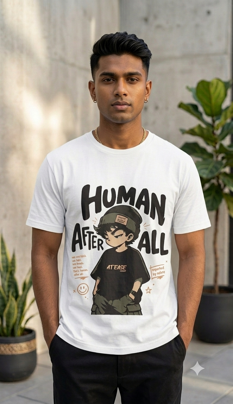 Human After All - White Unisex Graphic T-Shirt
