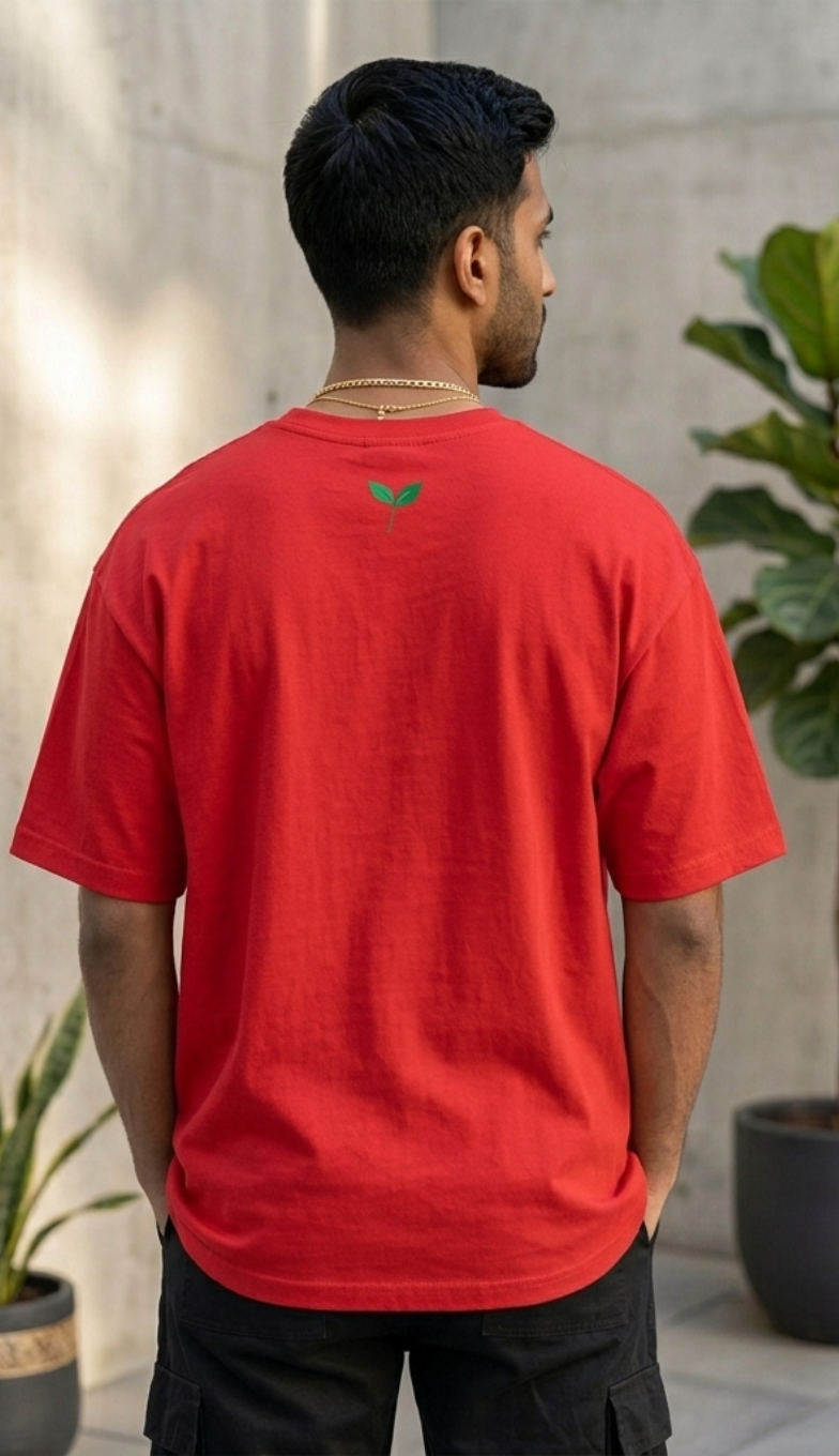 Human After All - Red Unisex Graphic T-Shirt