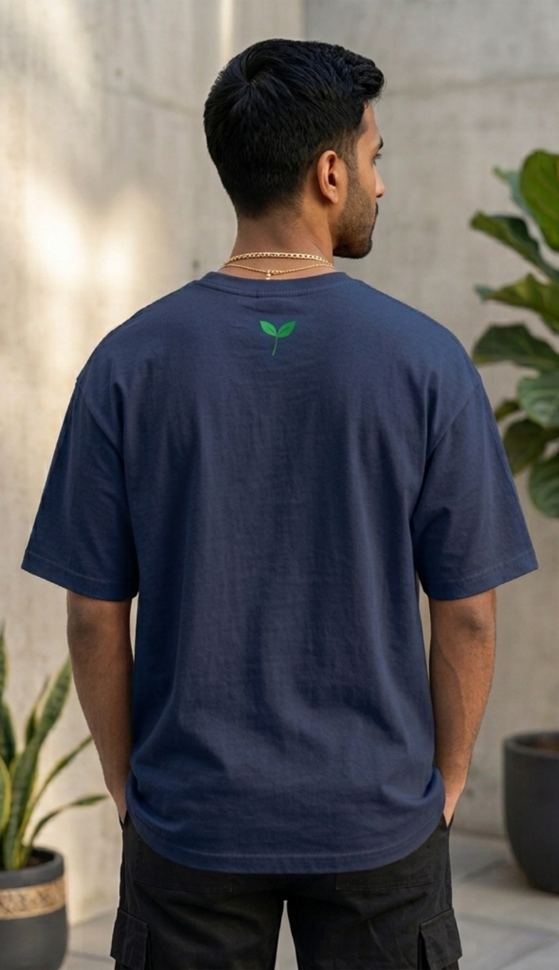 Human After All - Navy Blue Unisex Graphic T-Shirt