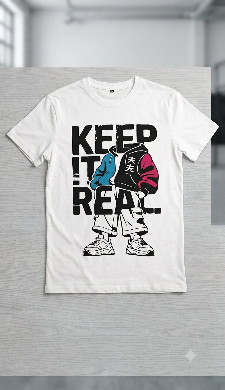 Keep It Real - Unisex Graphic T-Shirt